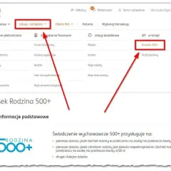 Jak sprawdzić termin wypłaty 800 plus? Kliknij "Usługi i narzędzia", a następnie "Rodzina 500+".