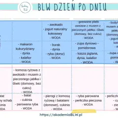 Plan rozszerzania diety niemowlaka: tydzień 3 i 4. Propozycje posiłków z warzyw, owoców, kasz i ryb.