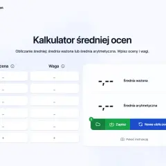 Kalkulator średniej ocen. Wpisz oceny i wagi, by obliczyć średnią ważoną lub arytmetyczną. Od jakiej średniej jest 2?
