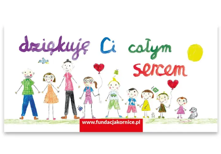 Dziękuję Ci całym sercem! Rysunek dzieci i dorosłych to coś na miły dzień.