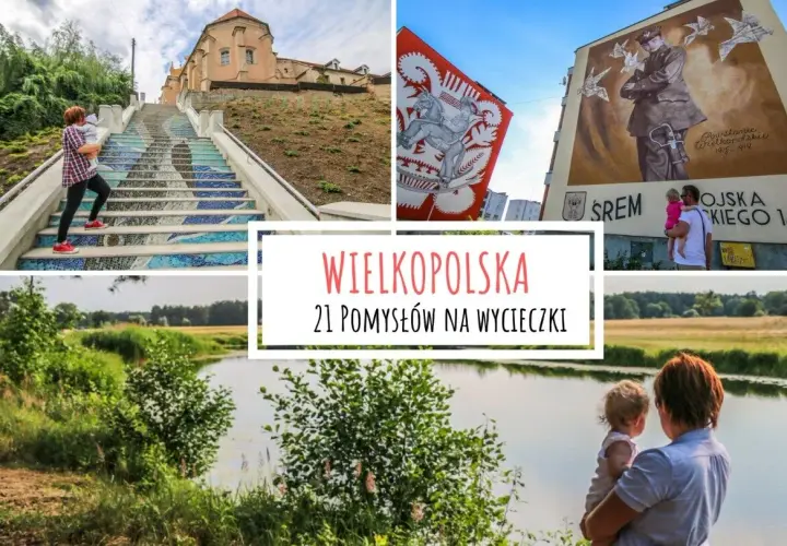 Wielkopolska oferuje mnóstwo atrakcji dla dzieci: kolorowe schody, murale, jeziora i piękne krajobrazy. Idealne na rodzinne wycieczki.