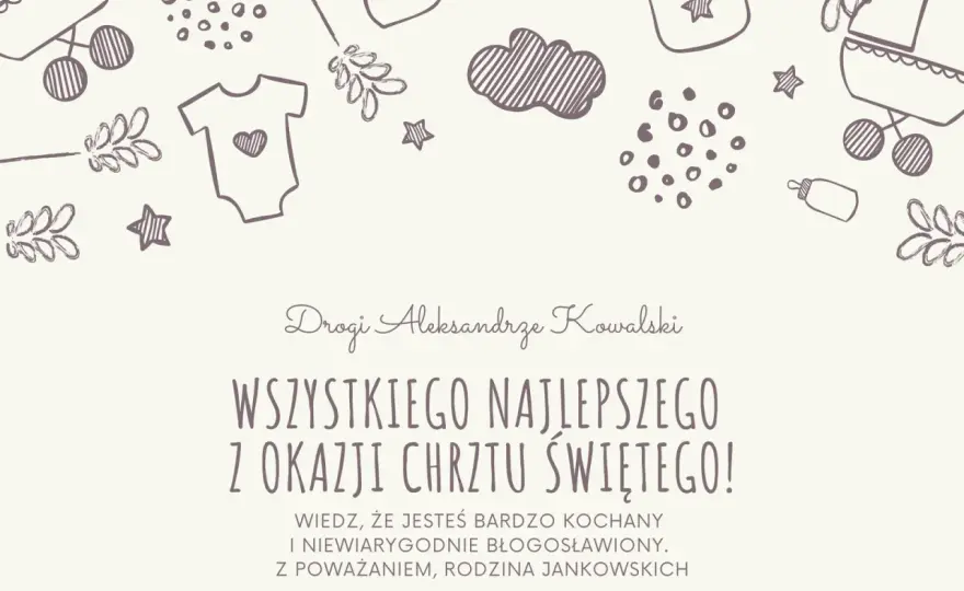 Życzenia na chrzest - Jak napisać idealny tekst? Poradnik