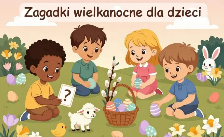 Wielkanocne zagadki dla dzieci - Gotowe tropy i scenariusz zabawy