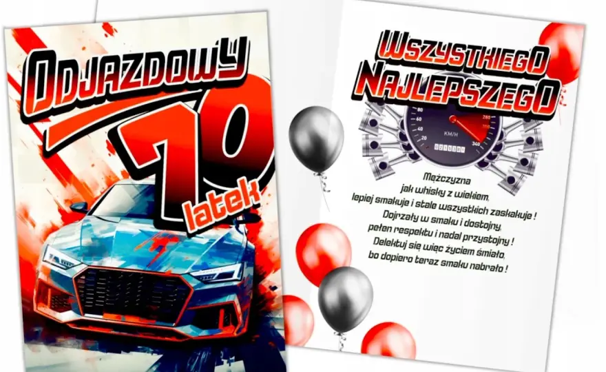 Życzenia na 70 urodziny - Gotowe teksty i porady