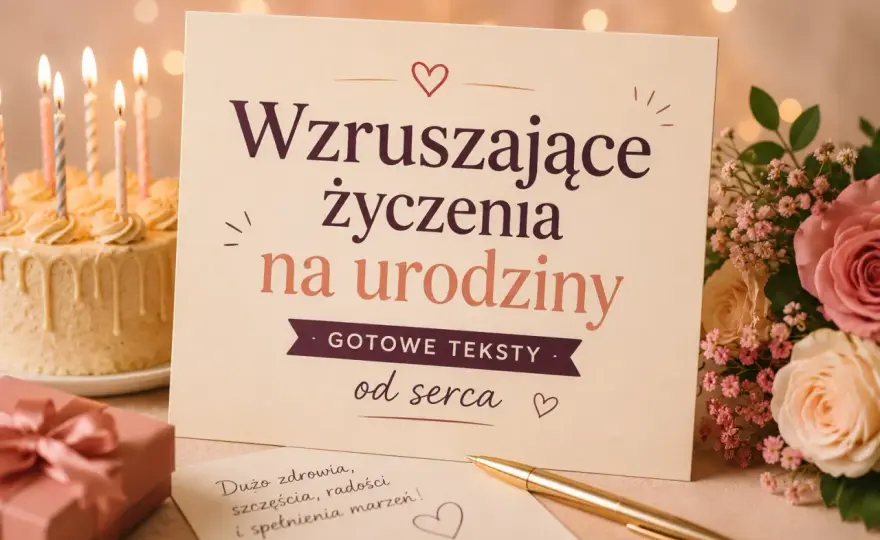 Wzruszające życzenia urodzinowe - jak napisać szczerze?