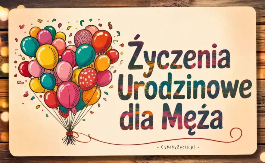 Życzenia urodzinowe dla męża - Jak napisać od serca?